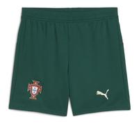 PUMA Kids Portugal Home Shorts 2025 Juniors Green/Almond 9-10 Years