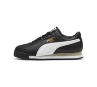 PUMA Kids' Roma Trainers, black white, 10.5 UK