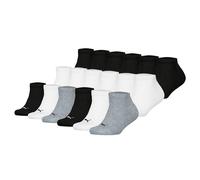 Puma Kids Sneaker Socks 18-Pack Plain Logo Casual - Black/White/Grey