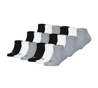 Puma Kids Sneaker Socks 18-Pack Plain Logo Casual - Black/White/Grey