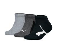 Puma Kids Sneaker Socks, 3-Pack - BWT Sneaker 3P, Logos, Solid Color