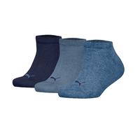 Puma Kids Sneaker Socks, 3-Pack - Plain Sneaker 3P, Logo, Solid Color