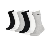 Puma Kids Socks, 6 Pack - Sport Junior ECOM, Ribbed Cuffs, Logo