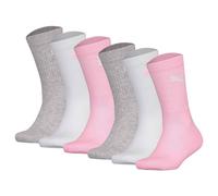 Puma Kids Socks, 6 Pack - Sport Junior, Terry Sole, Ribbed Cuffs, Log...