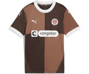PUMA Kids St Pauli Home Shirt 2024 2025 Juniors Brown 9-10 Years