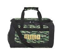 PUMA Kids' Evercat Transformation Duffel, Green Camo/Gold, One-size