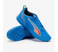 PUMA 6 Play TT JR Soccer Shoe, Ultra Blue White-Glowing RED, 5 UK