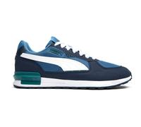 Puma Kids Unisex Graviton Trainers - Blue Textile - Size UK 3