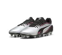 Puma Kids Unisex KING MATCH FG/AG Football Boots - Silver - Size UK 3