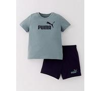 PUMA ESS No.1 Logo Tee and Shorts Set PS