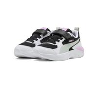 PUMA Kids' X-Ray 4 Sneakers, Black Cream Mint White Green, 7.5 UK