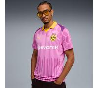 PUMA Kidsuper x Borussia Dortmund Jersey Men, Mauve Pop/Faster Yellow, size XS