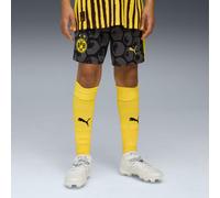 PUMA Kidsuper x Borussia Dortmund Shorts Youth, Black/Faster Yellow, size 5-6 Youth