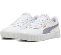 PUMA Carina 2.0 Sneakers Youth, White/Silver, size 4.5