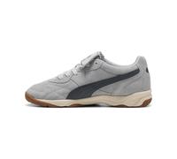 Puma King Indoor Suede 40428001 Mens Gray Suede Lifestyle Trainers Shoes