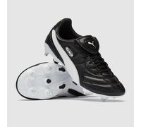 PUMA Unisex King LIGA MXSG Soccer Shoe, Black White Silver, 8.5 UK