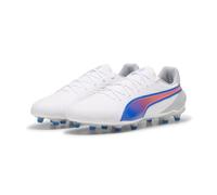Puma KING MATCH FG/AG Unisex Football Boots - White - Size UK 6