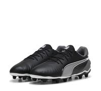 Puma King Match Junior Firm Ground Football Boots 3 Black/White