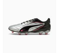 PUMA King Pro FG/AG Football Boots Women, Silver/Black/Sun Struck, size 4