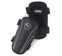 PUMA King Strap Slip-In Football Soccer Shinguard Protection Black/Silver - M