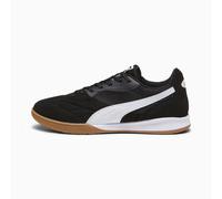PUMA King Top IT Football Boots Unisex, Black/White/Gold, size 11.5