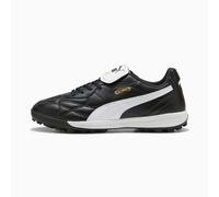 PUMA King Top TT Football Boots Unisex, Black/White/Gold, size 10