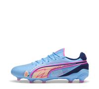Puma King Ultimate Launch Firm Ground Football Boots 9 Blue/Pink