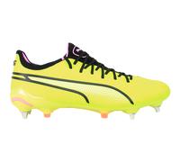 Puma King Ultimate MxSG Lace-Up Yellow Synthetic Mens Football Boots 107562_03
