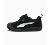 PUMA Kitten Premium Sneakers Toddlers, Black/White/Gold, size 4