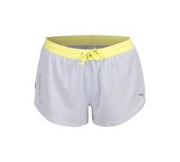 Puma Knit 3in Split Running Shorts Women-Lightgrey,Yellow, Size S