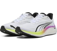 PUMA Men's Electrify Nitro 4 Road Running Shoe, Black-Yellow Alert-Feather Gray, 10 UK