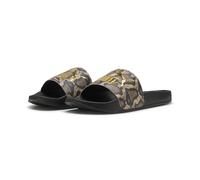 PUMA Leadcat 2.0 Snake Chic Slide Sandalss Women, Black/Gold, size 7