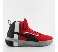 Puma Legacy MM Red Textile Mens High Top Lace Up Trainers 194048 04 - Size UK 7.5