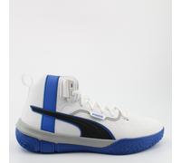 Puma Legacy MM White Textile High Top Lace Up Mens Trainers 194048 01 - Size UK 9