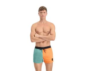 PUMA Licence Mens Swim Colour Block Swimming Shorts Orange S