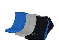 Puma Mens Unisex Lifestyle Sneakers 3 Pack - Black/Blue Fabric - Size UK 6-8