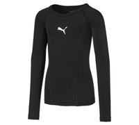 Puma Childrens Unisex Kids LIGA Baselayer Long Sleeve Tee T-Shirt - Black - Size 13-14Y