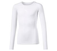 Puma Junior teamLIGA LS Baselayer Tee White