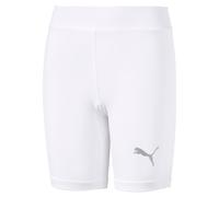 PUMA Liga Baselayer Short Tights Kids, White, size 11-12 Youth