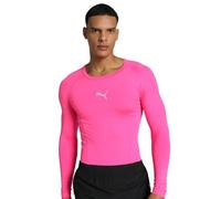 PUMA Mens Liga Baselayer Ls Performance Tee, Fluorescent Pink, M EU