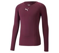 PUMA LIGA Baselayer Tee LS Grape Wine
