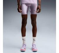 Puma Lightspeed AOP 8in half Running tights Men - grey, Size XL