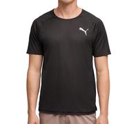 Puma LightSpeed Mens Running Top Black Short Sleeve Run Crew Neck T-Shirt
