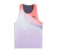 Puma Lightspeed ULTRAWEAVE Sleeveless T-Shirt Purple Orange, Size M