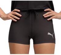 Puma LightSpeed Womens Short Tights Black 3 Inch Running Fitted Sports Shorts