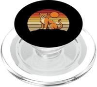 Puma Lion Mountain Wild cat Retro Desert Sunset PopSockets PopGrip for MagSafe