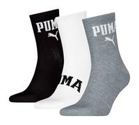 PUMA Logo Crew Short Socks 3 Pairs EU 35-38