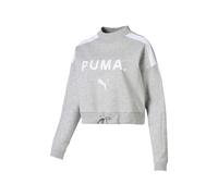 PUMA logo-print cropped sweatshirt - Grey S-M-L-XL