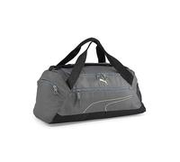 Puma Logo Print Gym Bag Grey