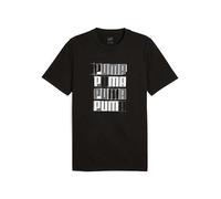 Puma Logo Print T-Shirt Black